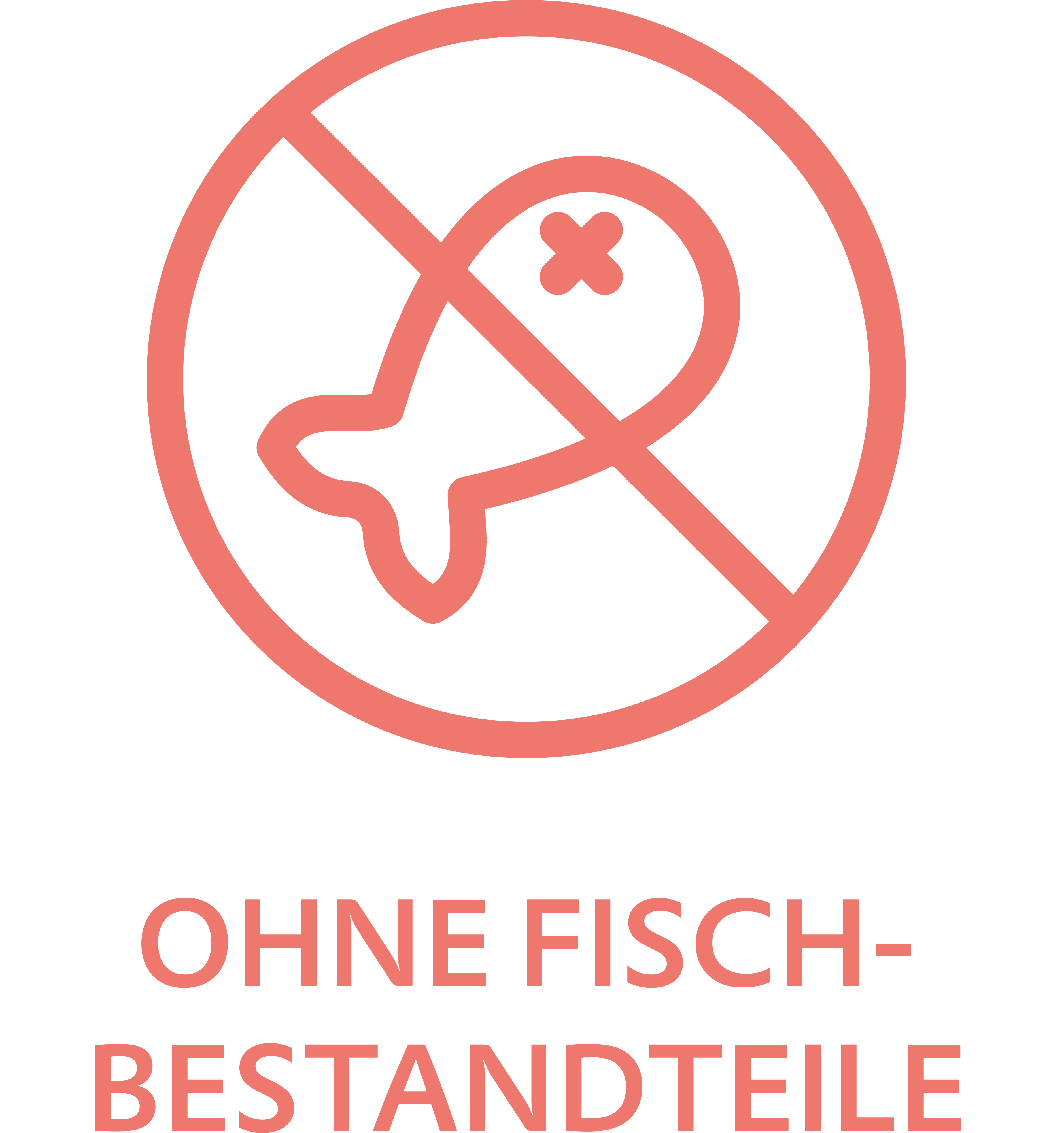 Ohne Fischbestandteile